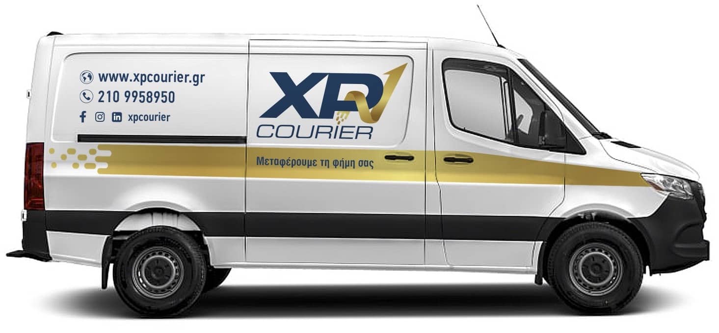 One of the X.P delivery vans